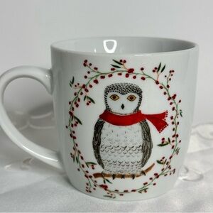 Now Designs Owl Mug with Red Scarf